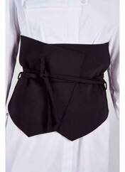 Ceinture noir DEUX. BY ELINE DE MUNCK pour femme seconde vue