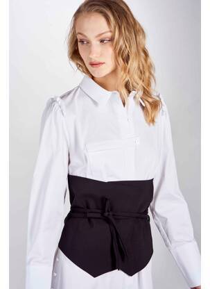 Ceinture noir DEUX. BY ELINE DE MUNCK femme
