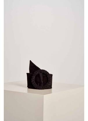 Ceinture noir DEUX. BY ELINE DE MUNCK pour femme