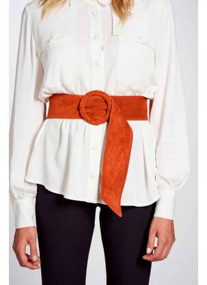 Ceinture orange DEUX. BY ELINE DE MUNCK femme