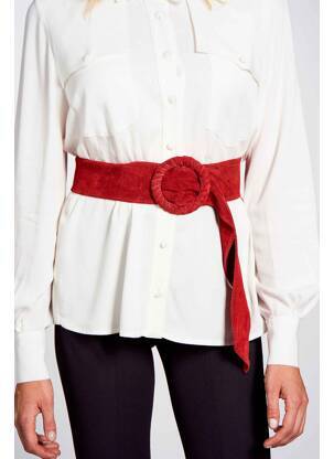 Ceinture rouge DEUX. BY ELINE DE MUNCK femme