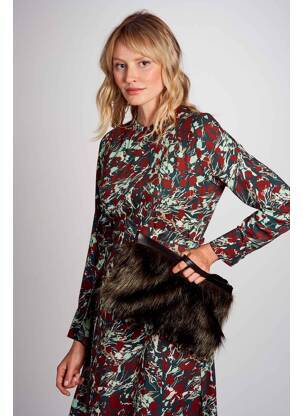 Robe mi-longue vert DEUX. BY ELINE DE MUNCK femme