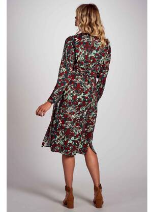 Robe mi-longue vert DEUX. BY ELINE DE MUNCK femme