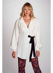 Blouse blanc DEUX. BY ELINE DE MUNCK pour femme seconde vue