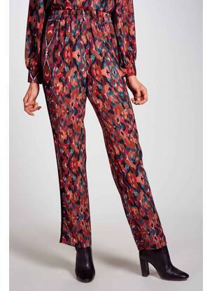 Pantalon droit rouge DEUX. BY ELINE DE MUNCK femme