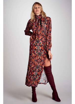 Robe longue rouge DEUX. BY ELINE DE MUNCK femme
