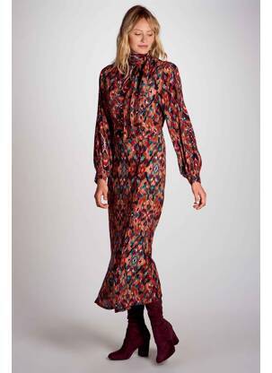 Robe longue rouge DEUX. BY ELINE DE MUNCK femme