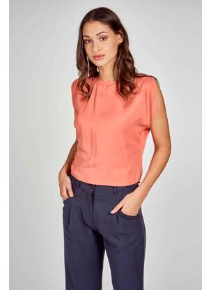 Blouse orange DEUX. BY ELINE DE MUNCK femme
