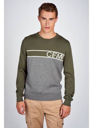 Pull vert CEMI homme