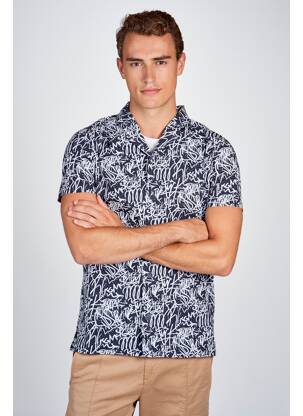 Chemise manches courtes bleu CEMI homme