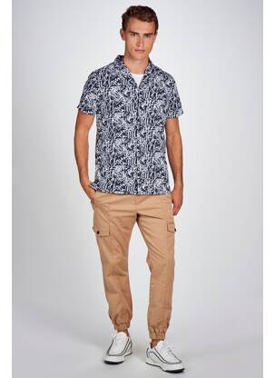 Chemise manches courtes bleu CEMI homme