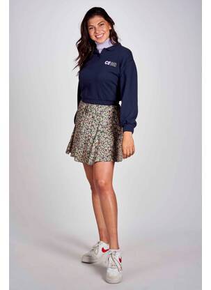 Pull col roulé violet CEMI femme