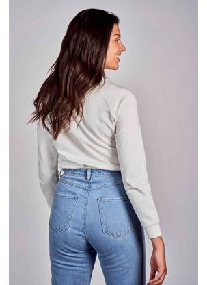 Sweat-shirt blanc CEMI femme