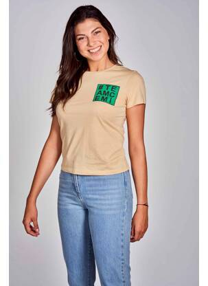 T-shirt beige CEMI femme