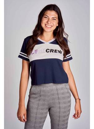 T-shirt bleu CEMI femme