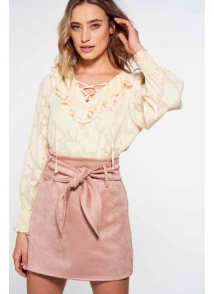Blouse beige FOUDRE BY AURELIE VAN DAELEN femme