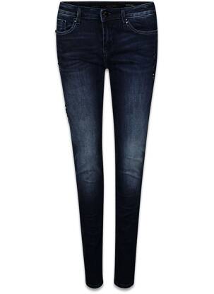 Jeans coupe slim bleu FRACOMINA femme
