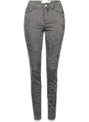 Pantalon slim gris PIECES femme