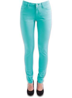 Jeans skinny vert PIECES femme