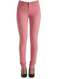 Jeans coupe slim rose PIECES femme
