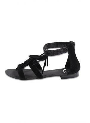 Sandales/Nu pieds noir H3 pour femme