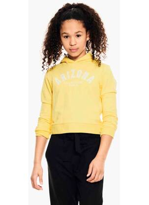 Sweat-shirt à capuche jaune GARCIA fille