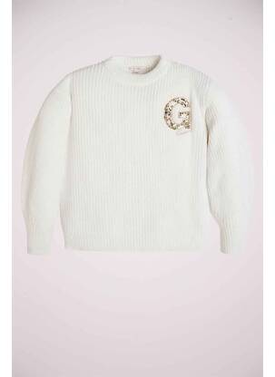 Pull blanc GUESS pour fille