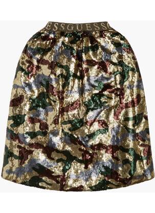 Jupe mi-longue or GUESS fille
