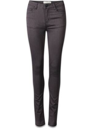 Jeans skinny gris PIECES femme
