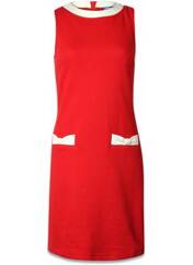 Robe mi-longue rouge FLAIR pour femme seconde vue