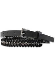 Ceinture gris PIECES femme