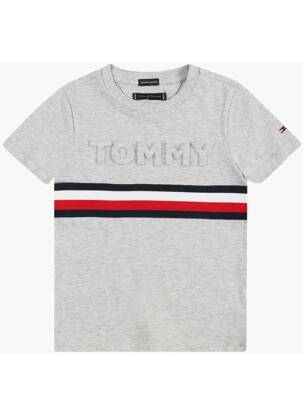 T-shirt gris TOMMY HILFIGER pour garçon