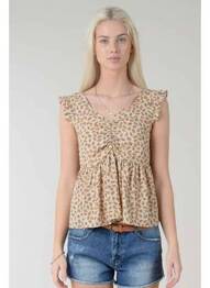 Top beige MOLLY BRACKEN femme