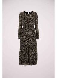Robe mi-longue marron HAILYS femme