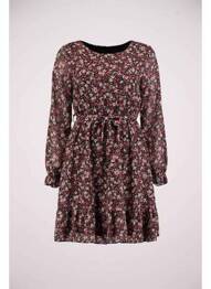 Robe mi-longue noir HAILYS femme