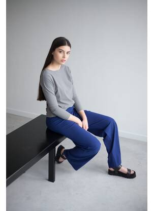 T-shirt gris LI Q femme