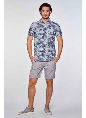 Chemise manches courtes bleu PETROL INDUSTRIES homme
