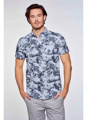 Chemise manches courtes bleu PETROL INDUSTRIES homme