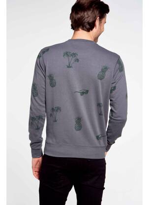 Sweat-shirt gris PETROL INDUSTRIES homme