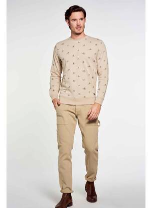 Sweat-shirt beige PETROL INDUSTRIES homme