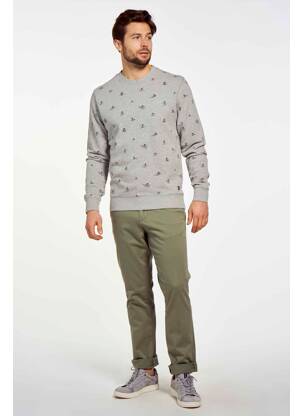 Sweat-shirt gris PETROL INDUSTRIES homme
