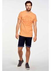 T-shirt orange PETROL INDUSTRIES pour homme seconde vue
