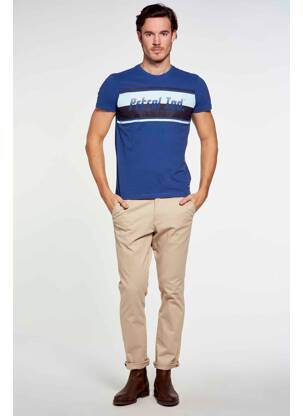 T-shirt bleu PETROL INDUSTRIES homme
