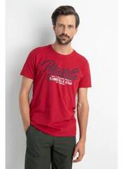 T-shirt rouge PETROL INDUSTRIES pour homme seconde vue