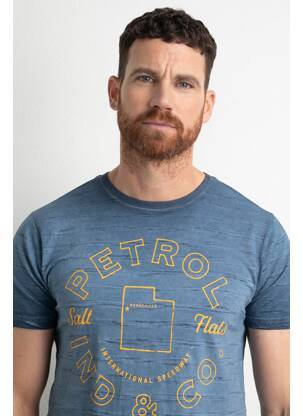T-shirt bleu PETROL INDUSTRIES homme