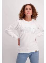 Sweat-shirt blanc BLEND SHE pour femme seconde vue