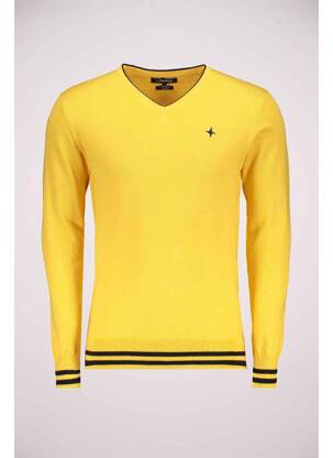 Pull jaune HAZE&FINN homme