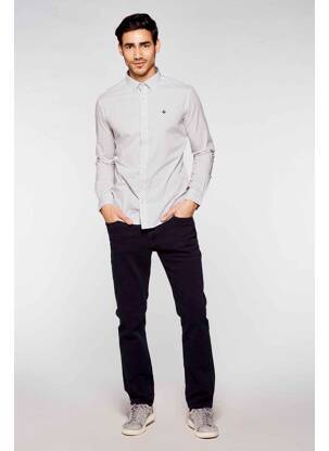 Chemise manches longues bleu HAZE&FINN homme