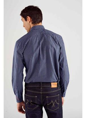 Chemise manches longues bleu LE FABULEUX MARCEL DE BRUXELLES homme