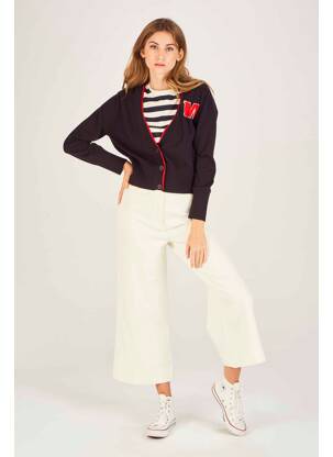 Gilet manches longues bleu LE FABULEUX MARCEL DE BRUXELLES femme